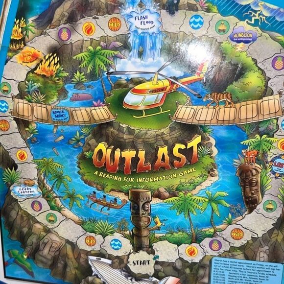 Lakeshore Reading Comprehension Level 2 Game Outlast Educational COMPLETE - Picture 4 of 4